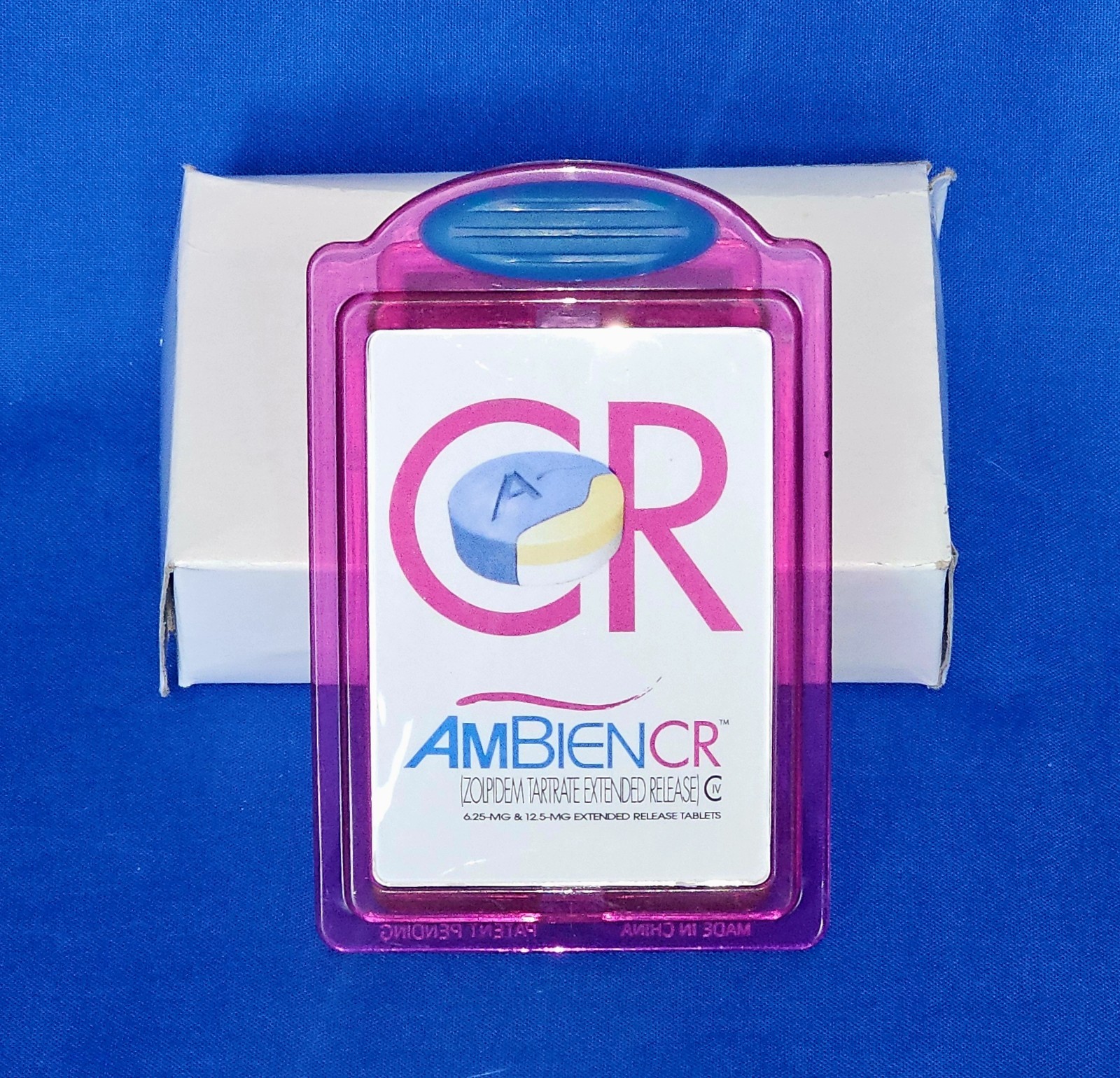 Ambien CR Drug Rep Pharmaceutical Jumbo Magnetic Clip NEW Promo Swag Collectible