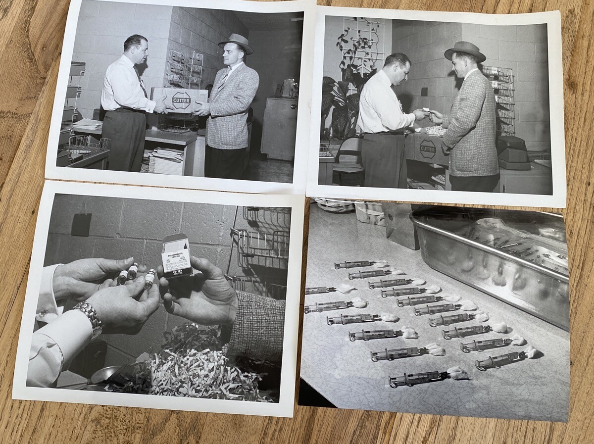 Berkeley Cutter Laboratories Historical Photographic Record Polio vaccine