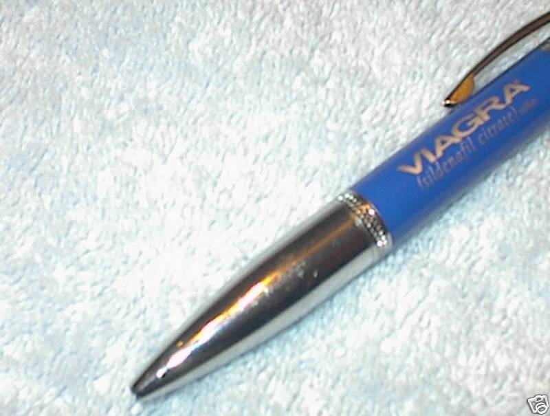 VIAGRA HEAVY METAL BULLET CHROME DRUG REP PEN NICE NEW GREAT GAG GIFT BIRTHDAY