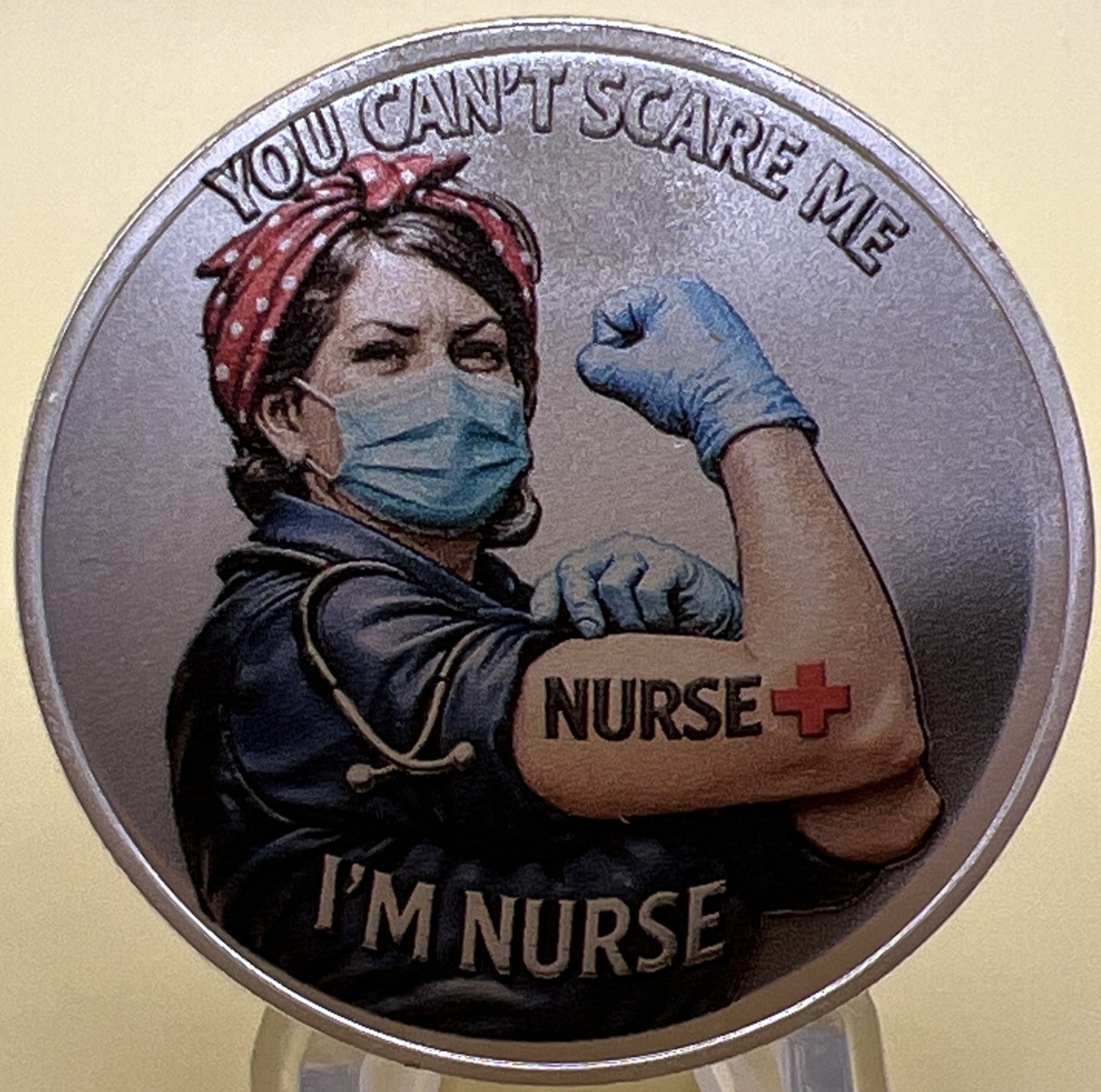 * The Old Nurse Club Challenge Coin We Don’t Scare And The Nice Nurse Is Out