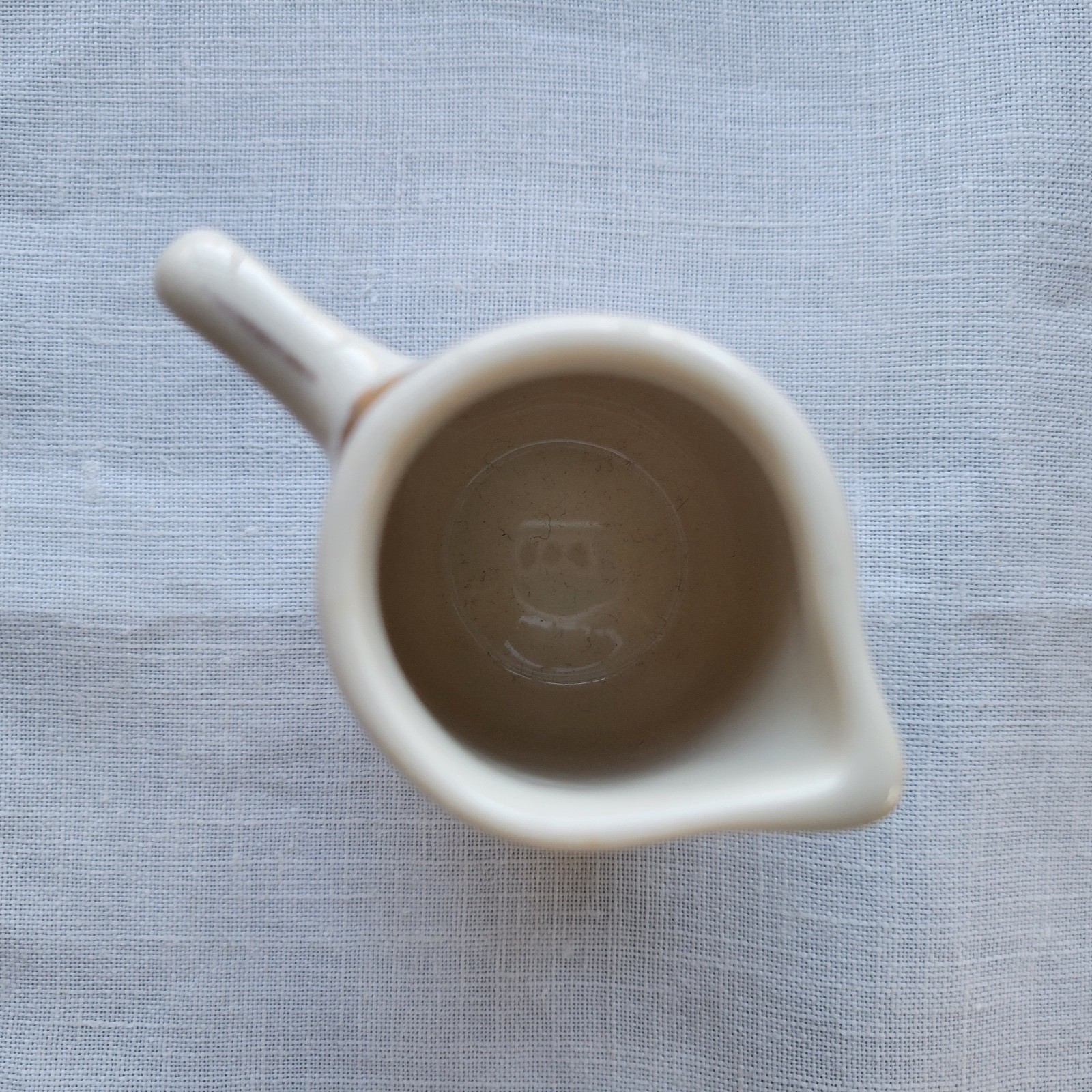 1930s Doctors Hospital NY Individual Creamer Pitcher Mayer China Restaurant Ware
