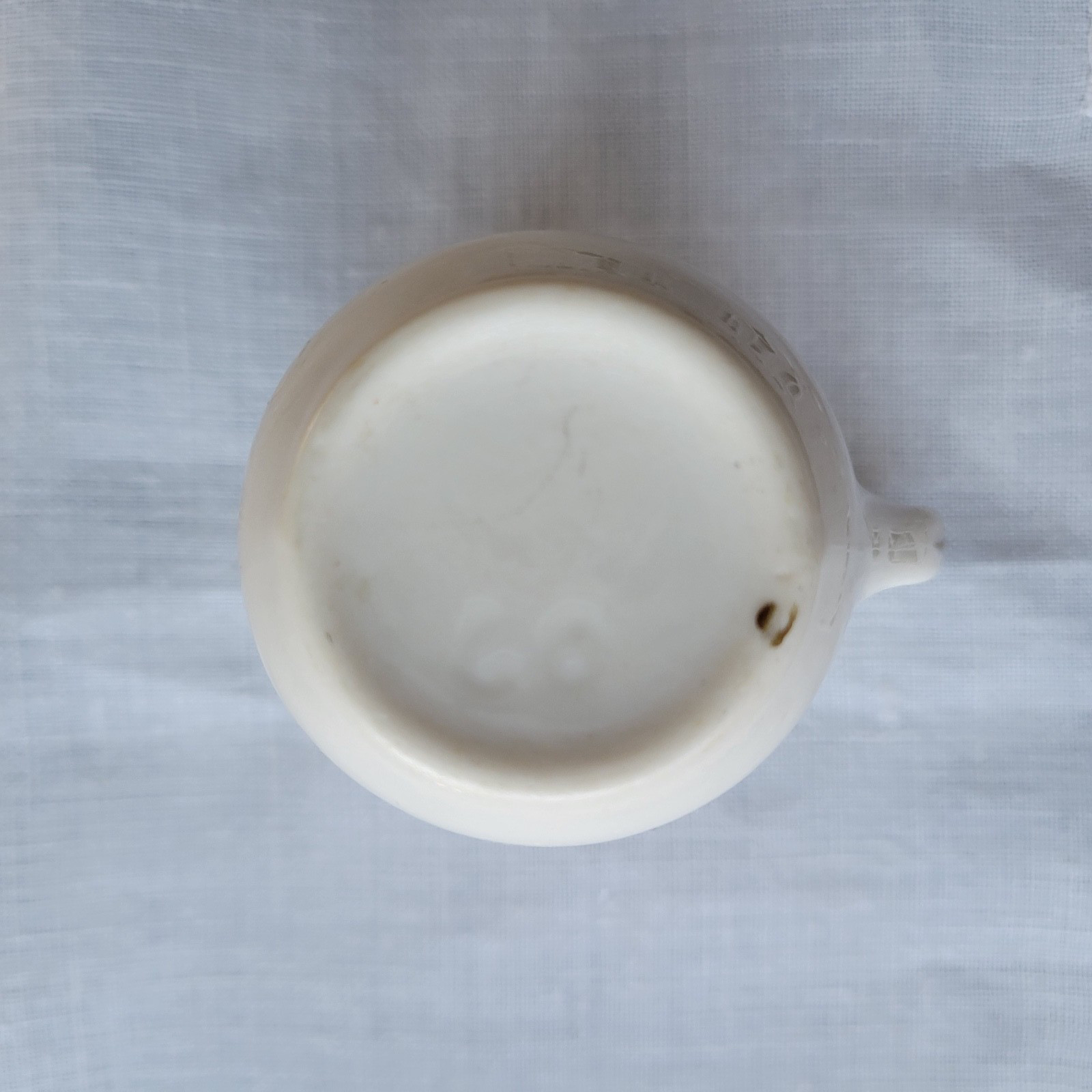 1930s Doctors Hospital NY Individual Creamer Pitcher Mayer China Restaurant Ware