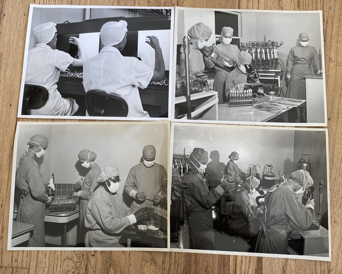 Berkeley Cutter Laboratories Historical Photographic Record Polio vaccine
