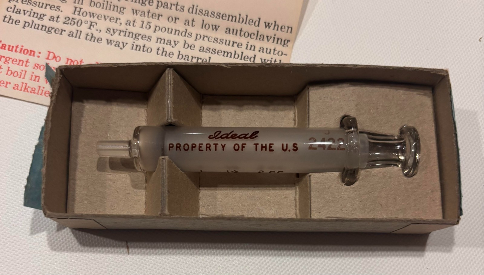 12 Vintage Glass Syringes 2 CC Dozen Vintage Medical Supplies Luer Lot