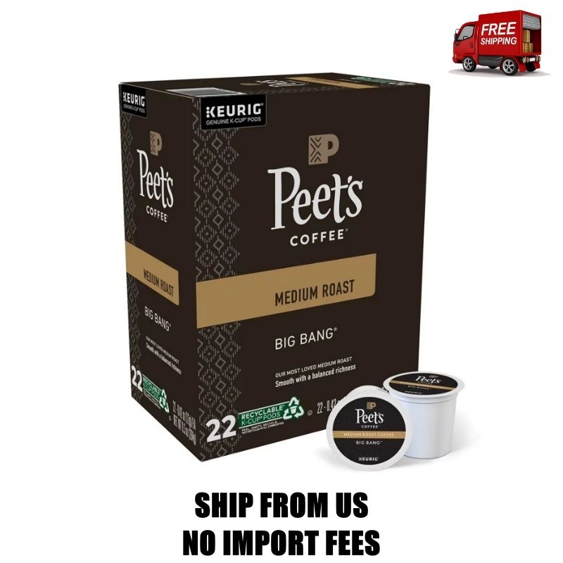 Peet’s Coffee Big Bang Coffee size K-Cup Box 66 ct.