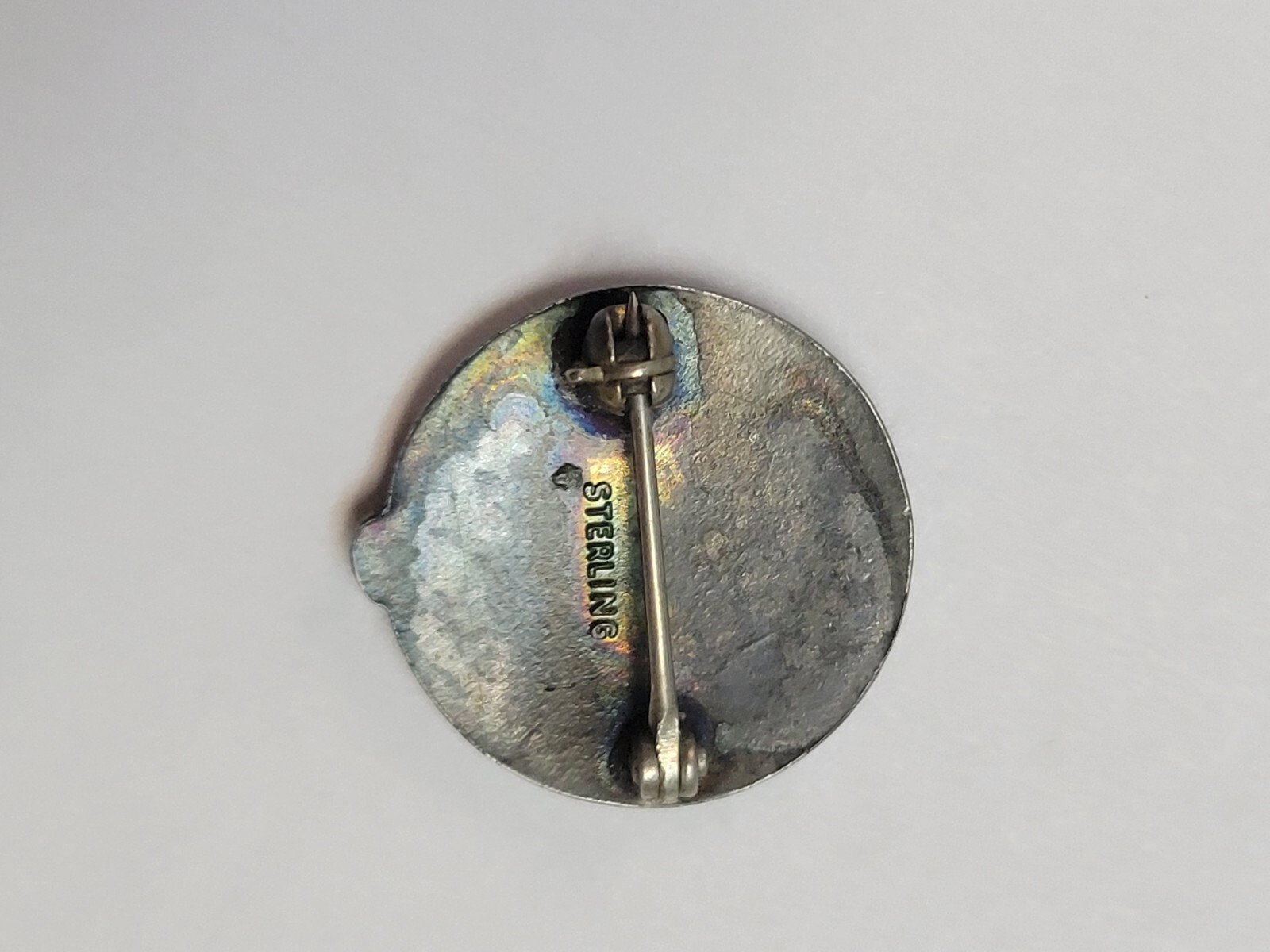 Vintage Sterling Silver General Rose Memorial Hospital Colorado Pin Pinback