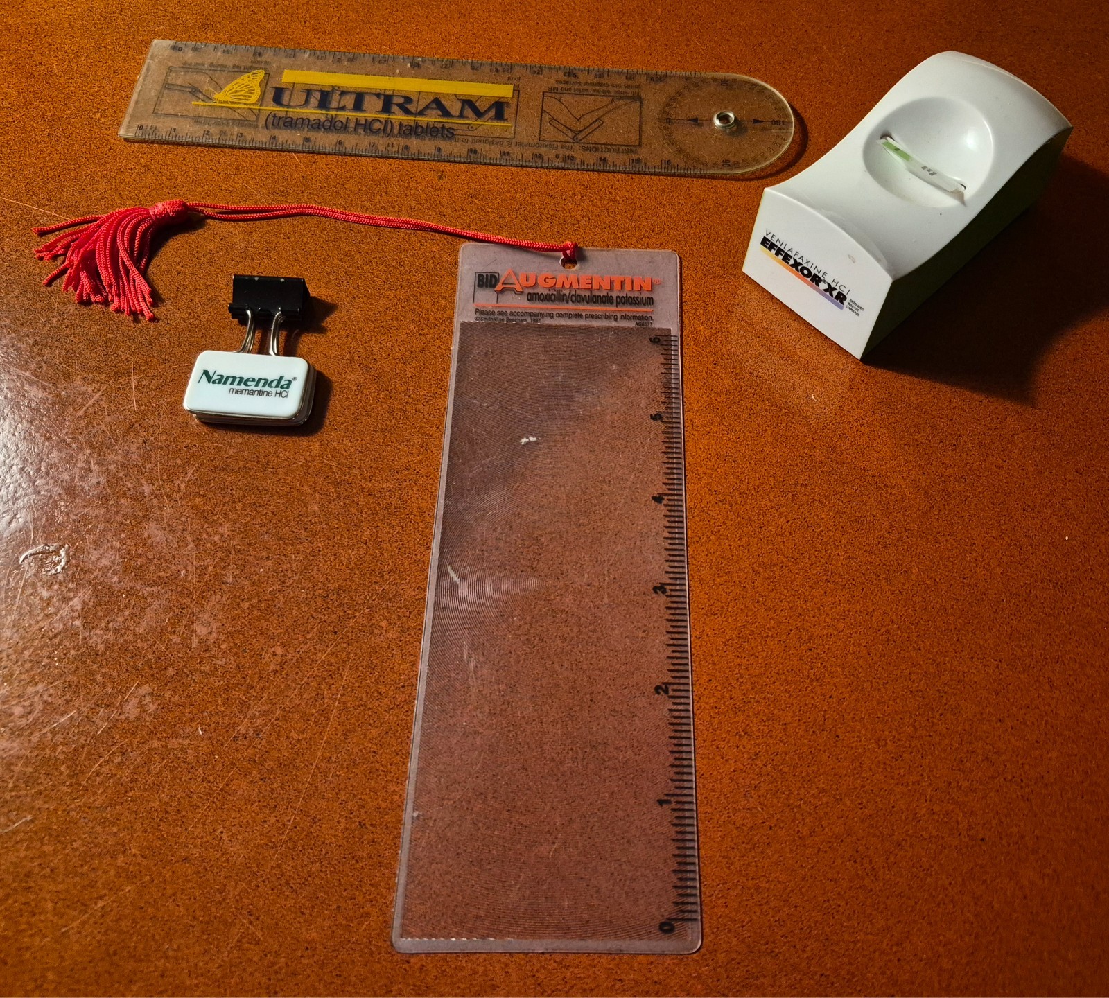 Lot of Vtg Pharmaceutical Promo Items Drug Rep 4 Pcs Augmentin Effexor XR +