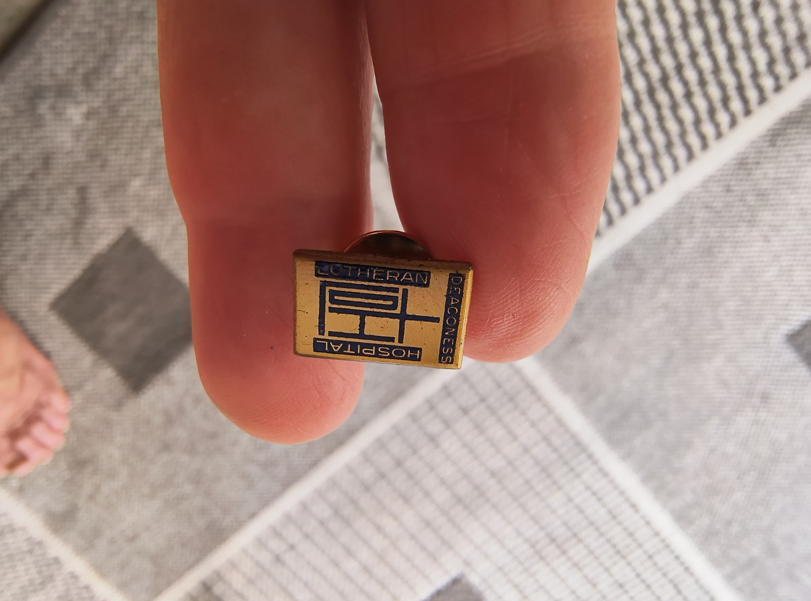 Vintage Lutheran Deaconess Hospital Pin