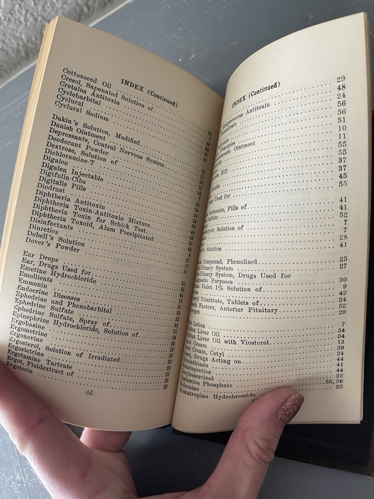 1938 Duke Hospital Formulary Medical Reference Book Pharmacy Drug Guide ephemera