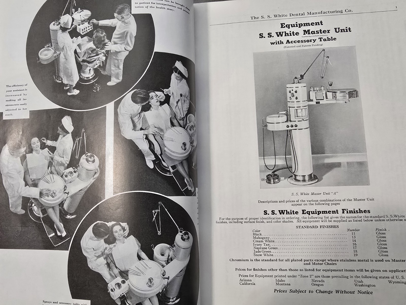 1946 “S.S. White Dental Supplies General Catalog” Revised Edition-VERY COOL