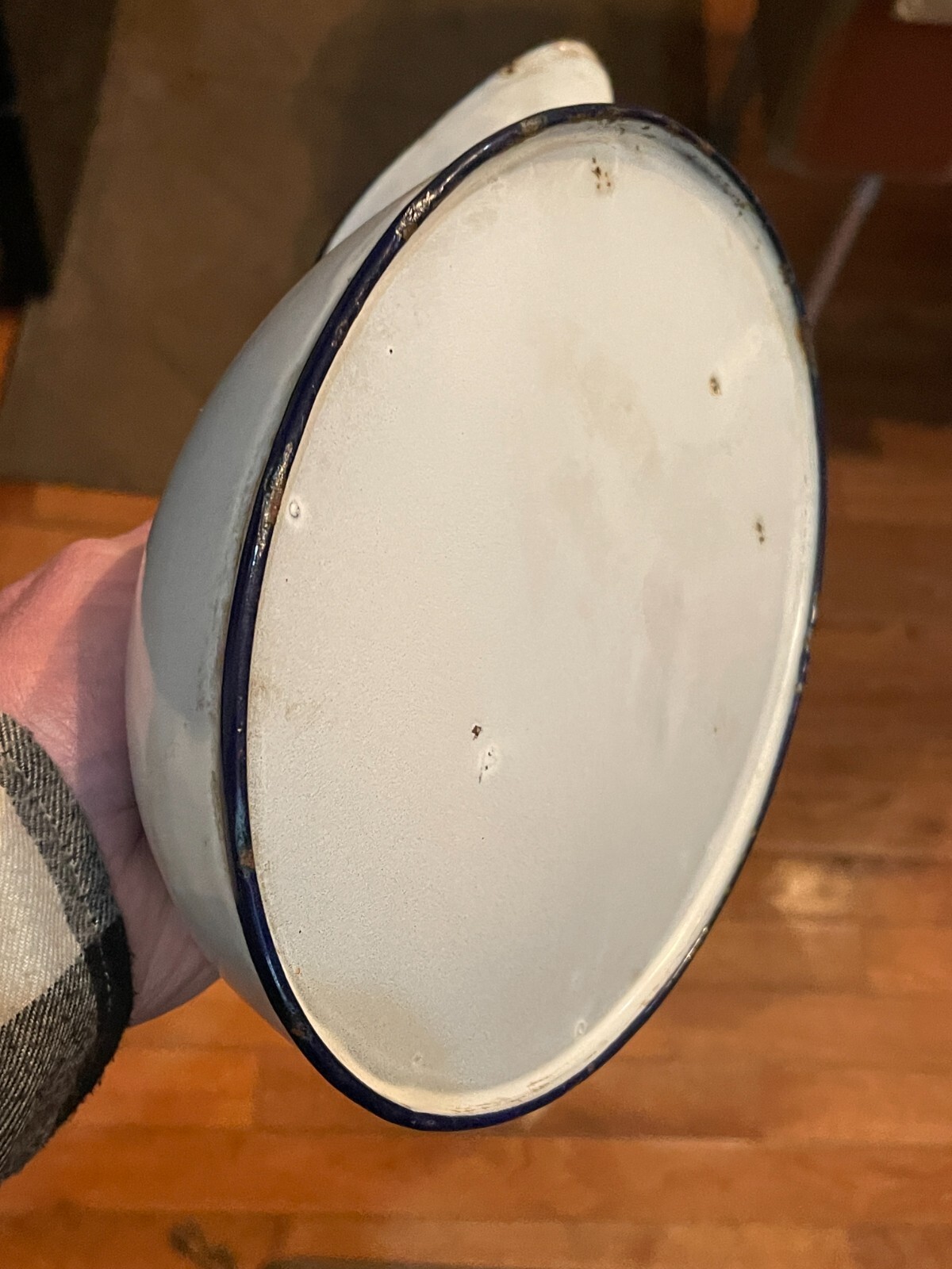 Vintage Rare Antique Female Urinal Enamel Chamber Pot 1930s portable travel