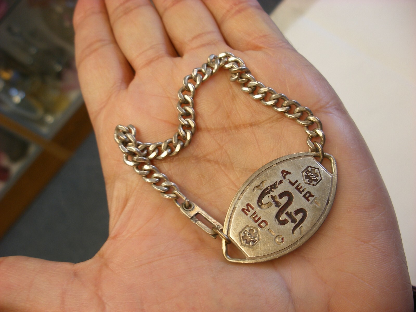 Vintage Medical – Medic Alert Sterling Silver Bracelet