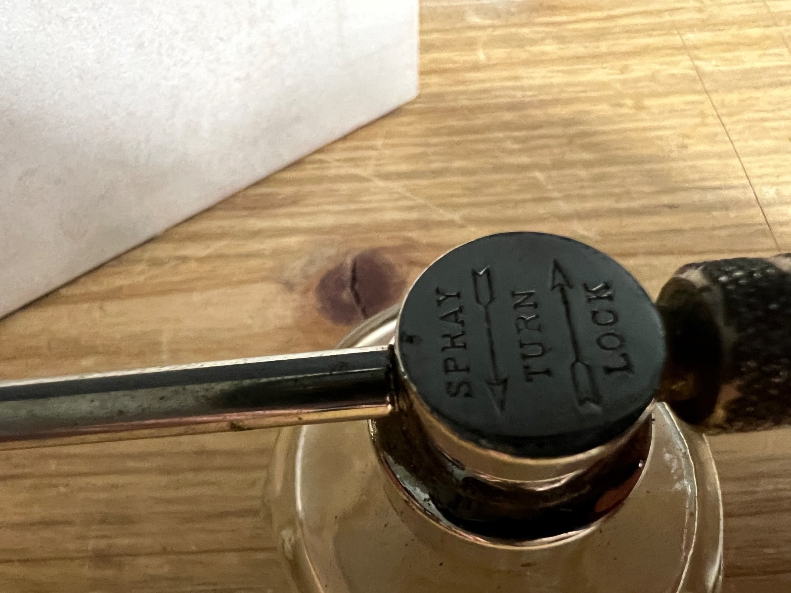 VINTAGE ANTIQUE PERFUME? Atomizer WITH UNATTACHED BULB AS SHOWN UNBRANDED? BOX