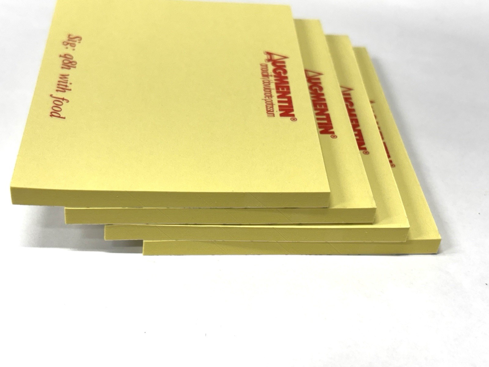 Lot Of 4 Augmentin Post It Note Pads Drug Rep Pharmaceutical Promo Advertising