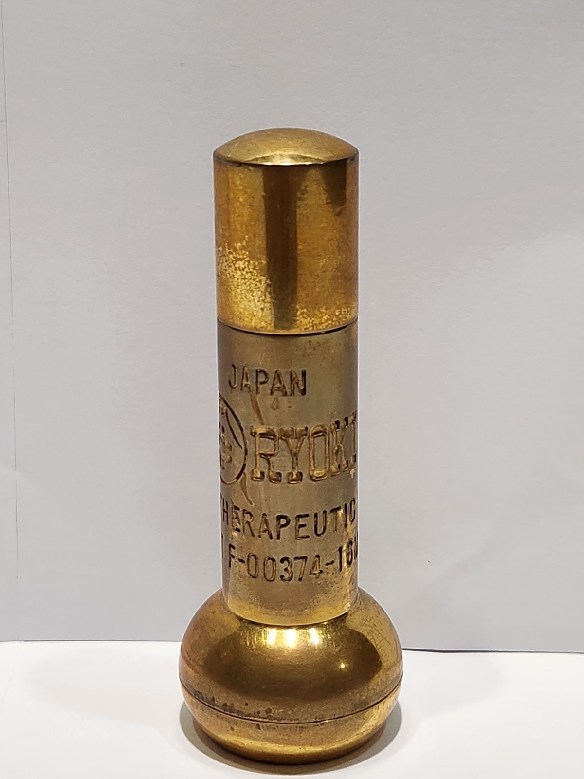 Vintage Fujiiryoki Brass Physio-Therapeutic Instrument – Tokyo Japan – Rare…
