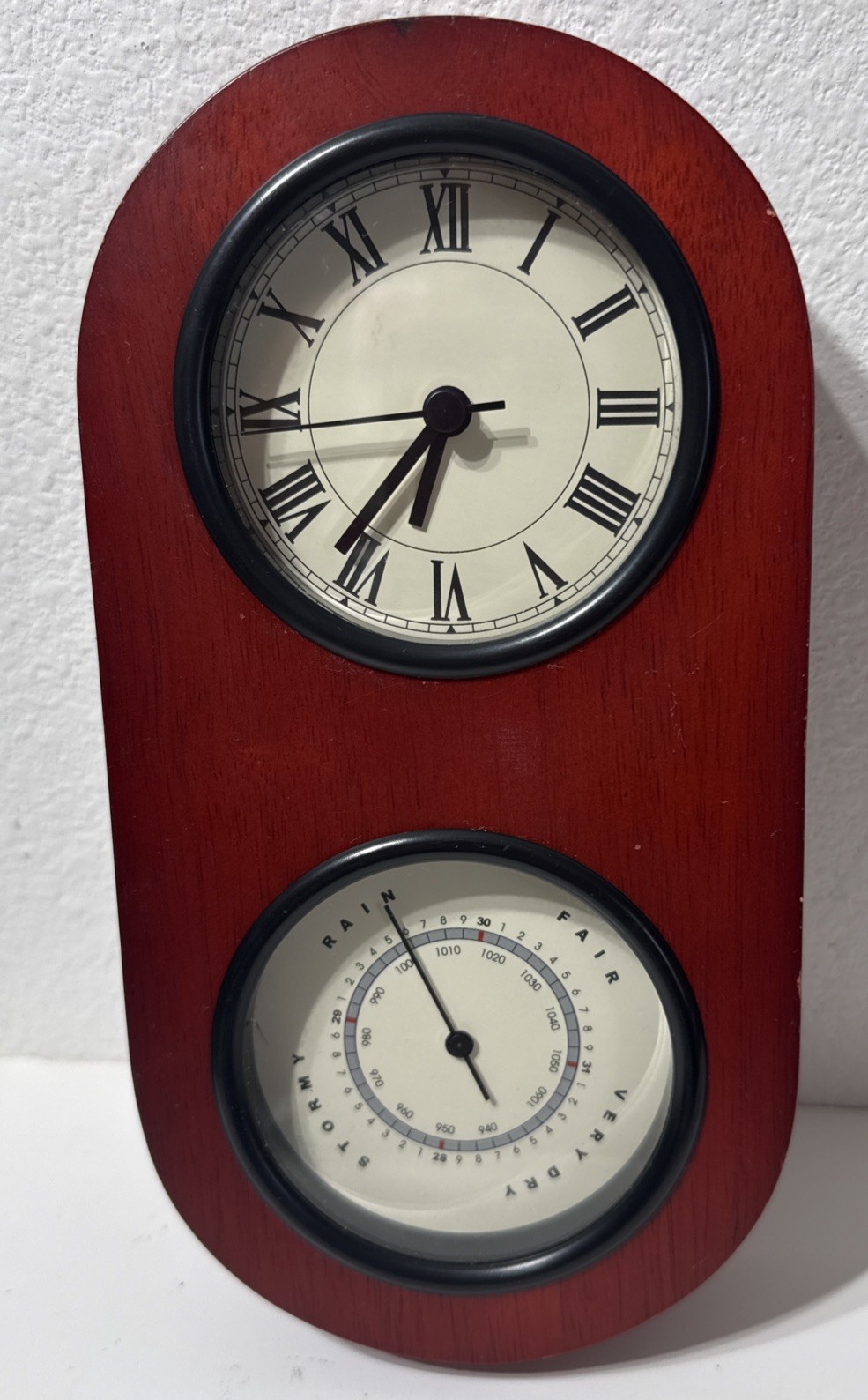 Drug Rep Pharmaceutical Promo PREMARIN Weather Station 60 Year Clock Barometer