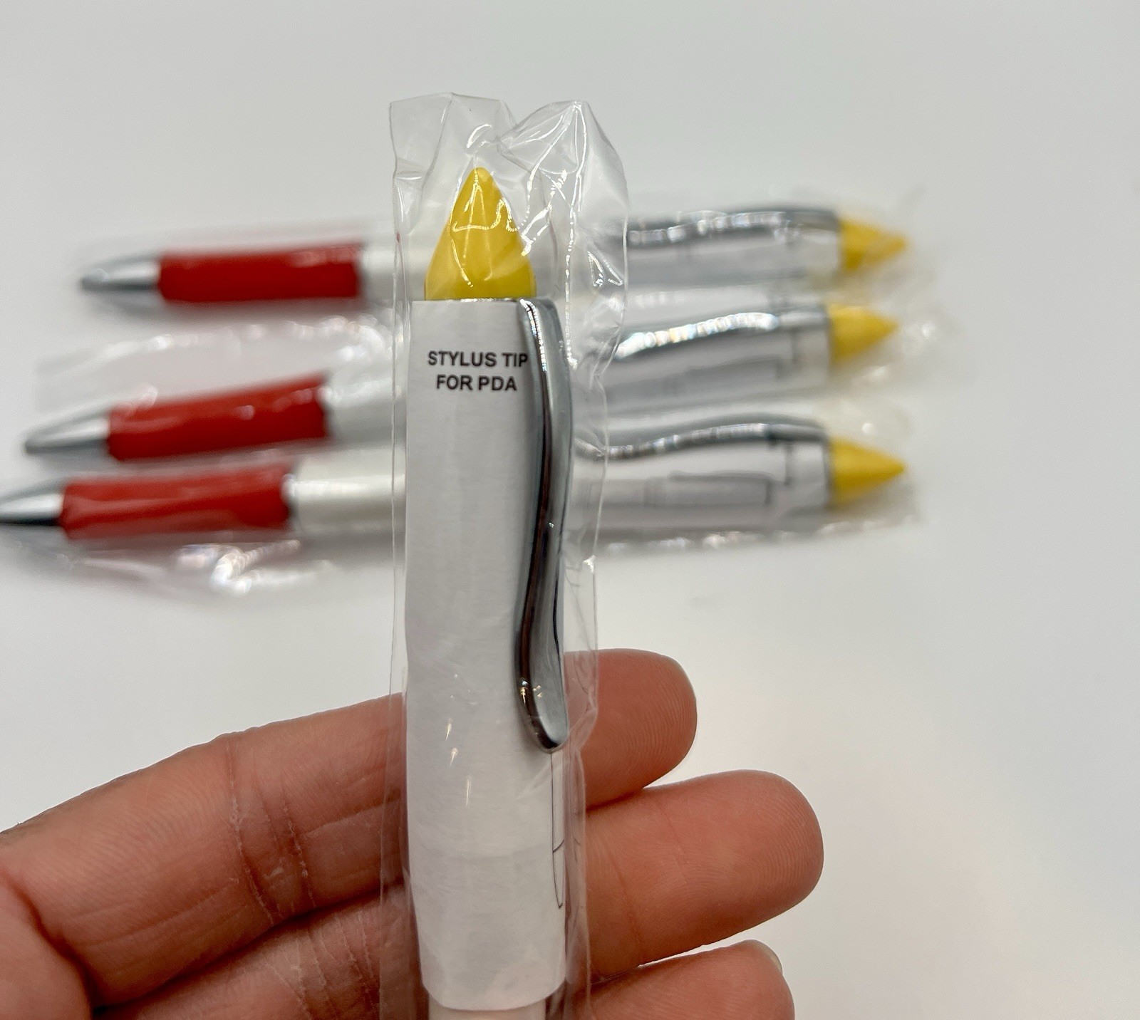 Sanofi Aventis Heavy Metal Pharmaceutical Promo Pen Stylus Tip Lot of 4 NOS READ