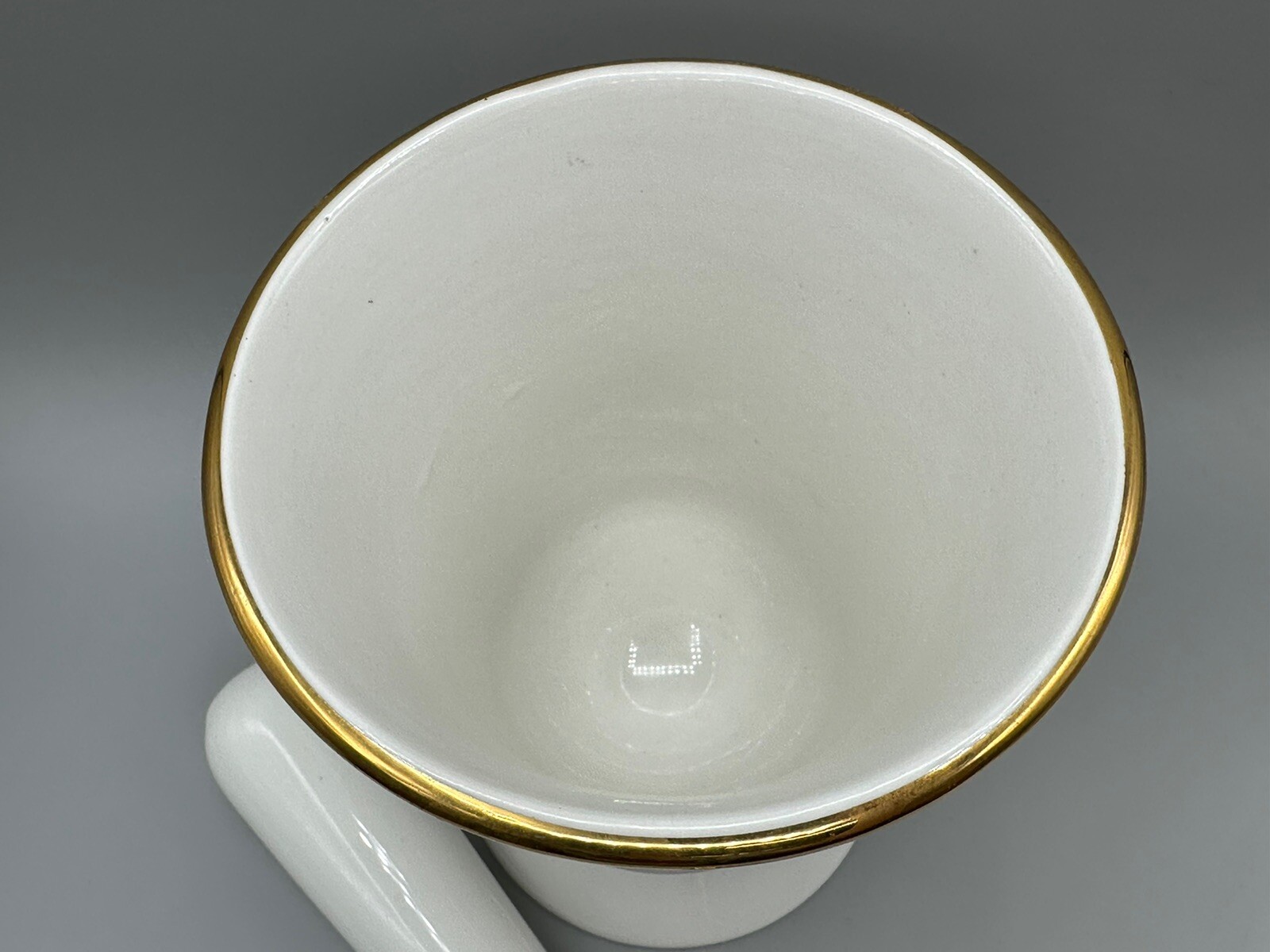 RARE Vintage Owens Illinois RX Porcelain Pharmacy Apothecary Mortar & Pestle