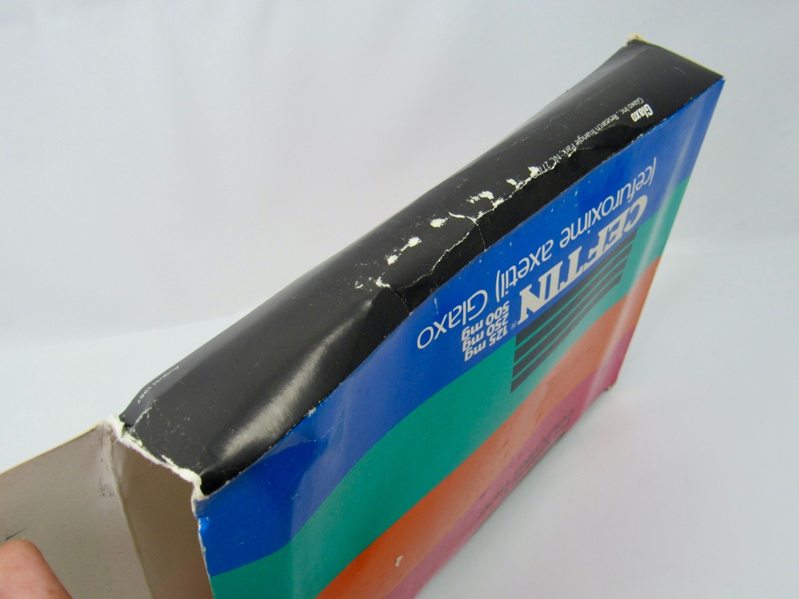 Rare Ceftin Pharmacy Counting Tray in Original Box Drug Rep Pharmaceutical Promo