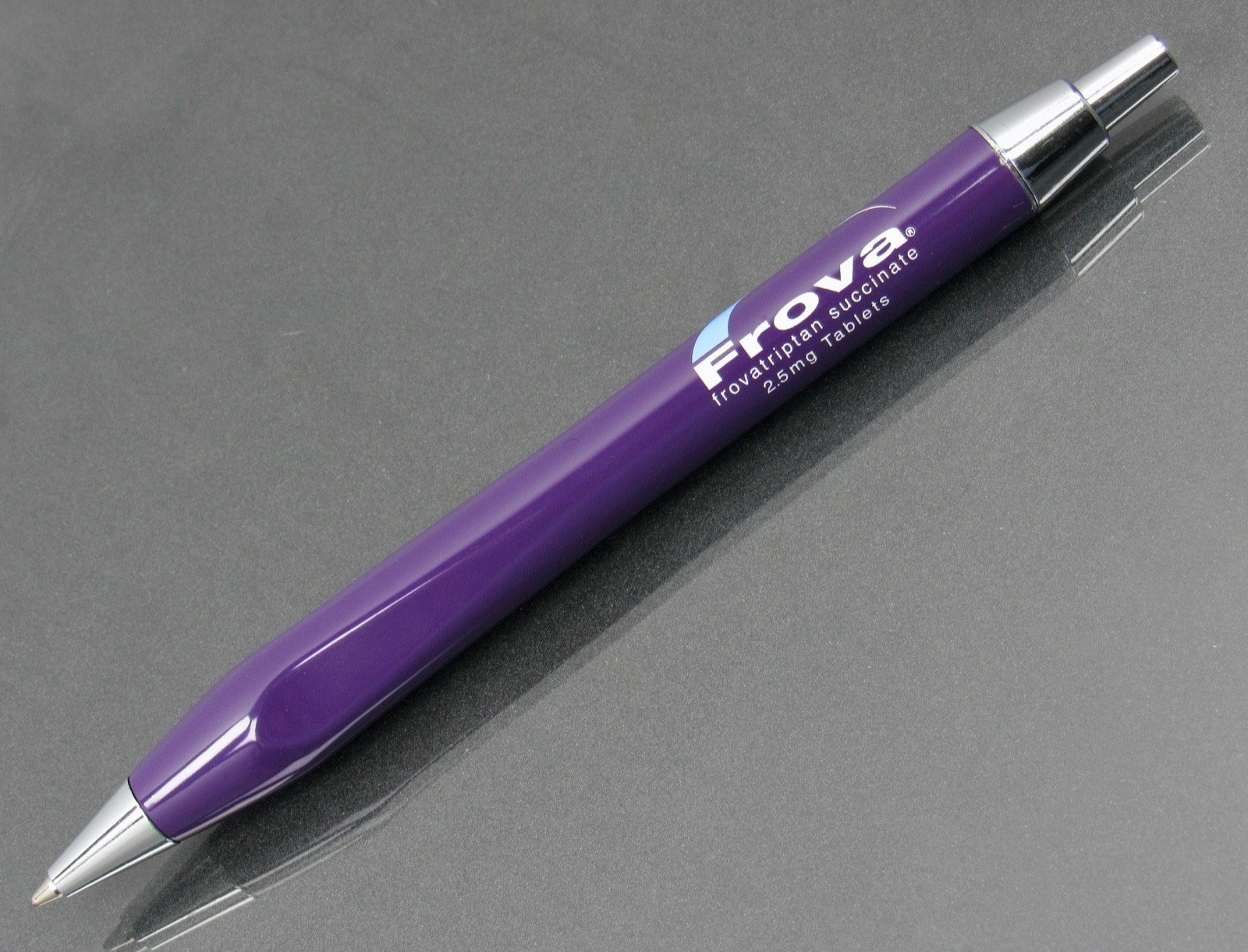 Purple FROVA Heavy Metal PEN Drug Rep Pharmaceutical Promo Medical Advertising