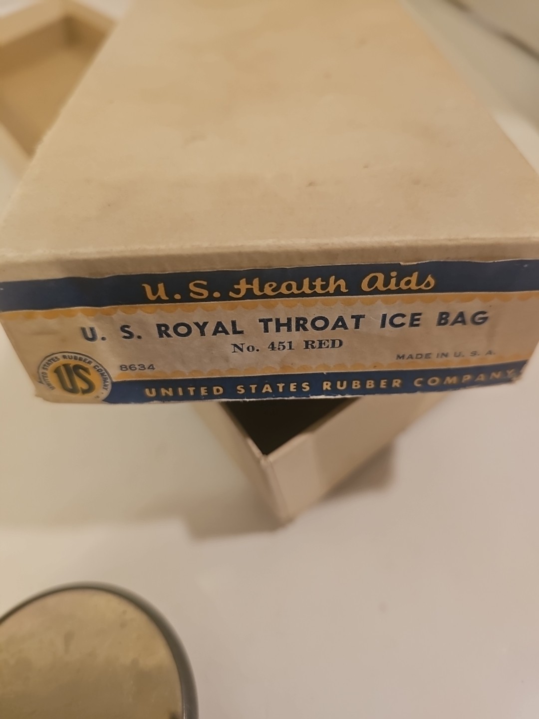 Vintage Royal Ice pack Bag United States Rubber Company 9″ With Original Box