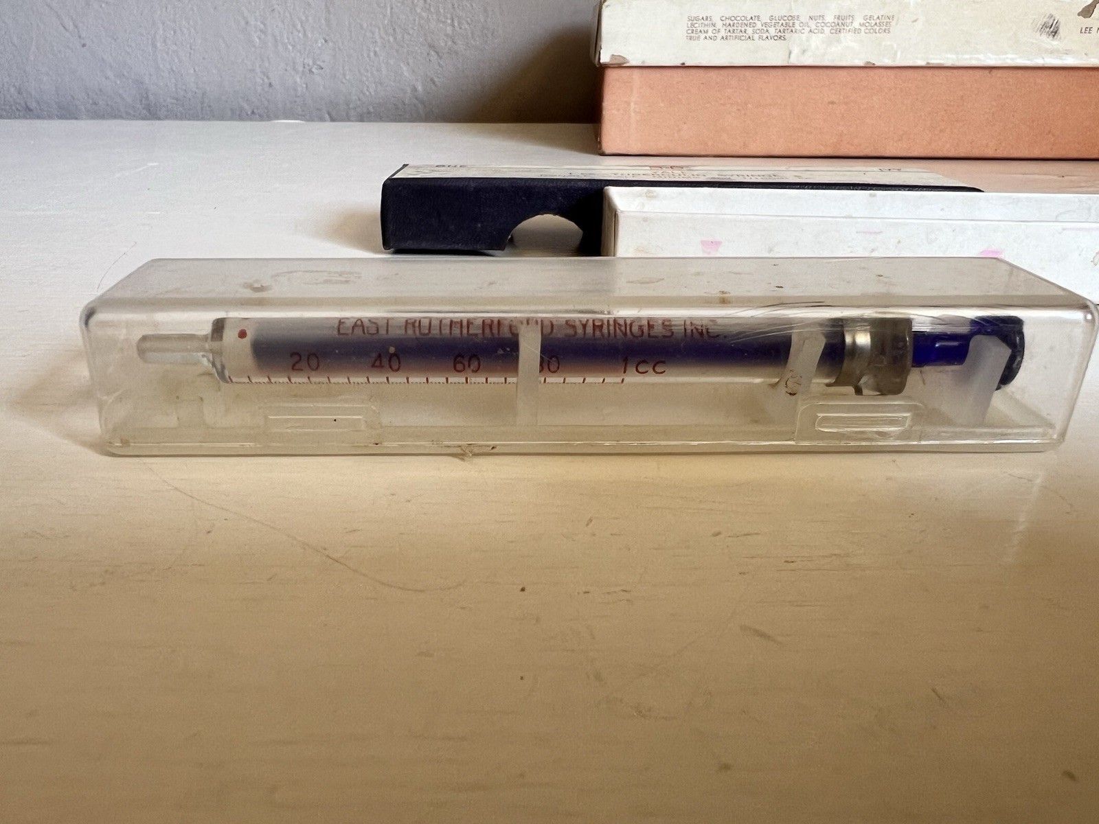 Vintage 1960’s Glass Syringes Collectable Medical Supplies Made In USA / Japan