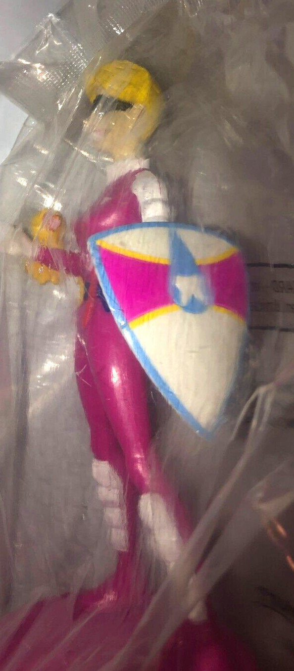 Dannon Spring Water Fluoride Force Advertising Promo Pink Figure ACT Kids RARE