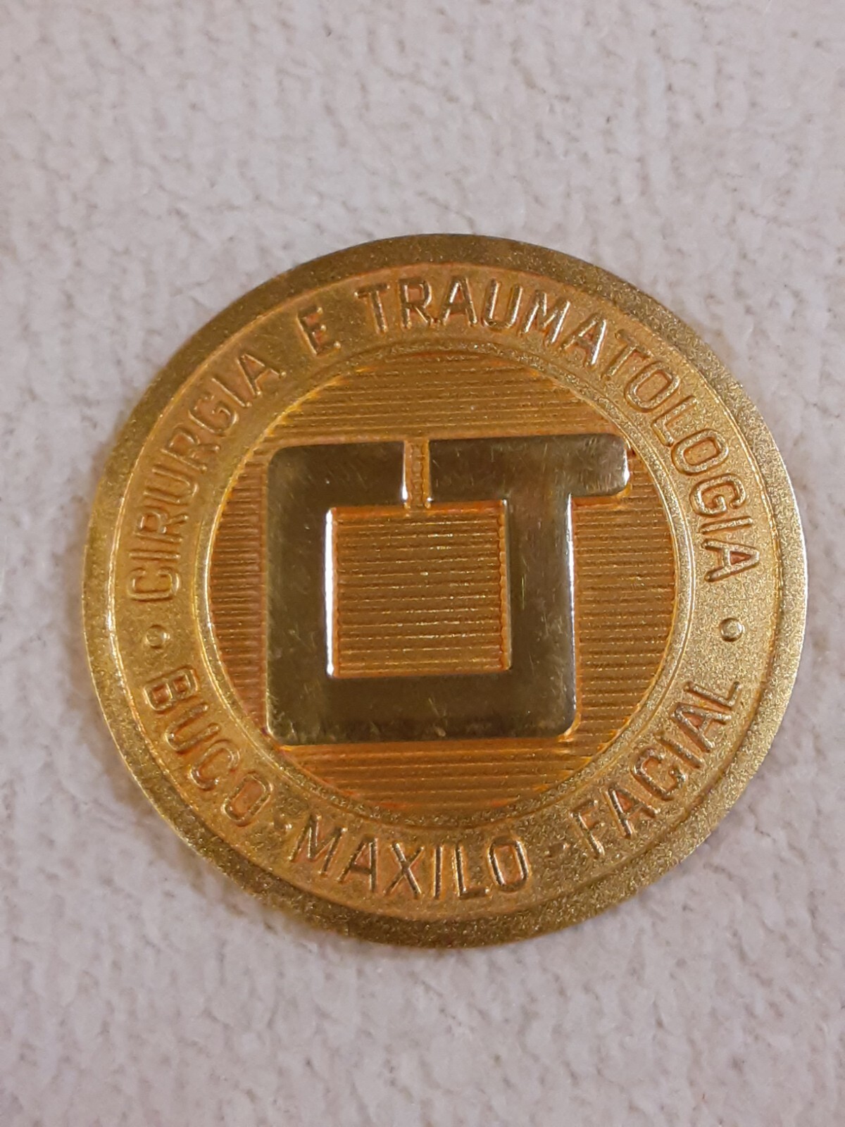 CT CIRURGIA E TRAUMATOLOGIA MAXILO FACIAL AWARD COIN TOKEN MEDAL