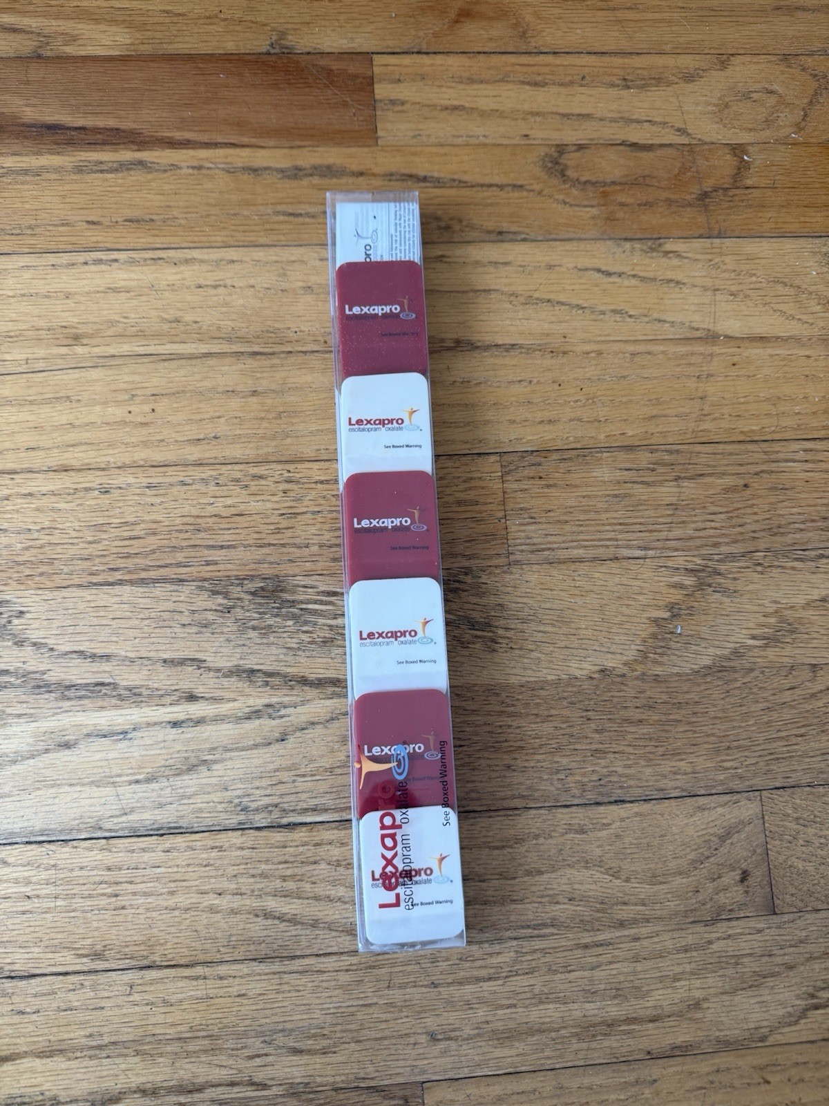 LEXAPRO Drug Rep Logo 6 Collectible Clip Magnets Antidepressant Pharmaceutical