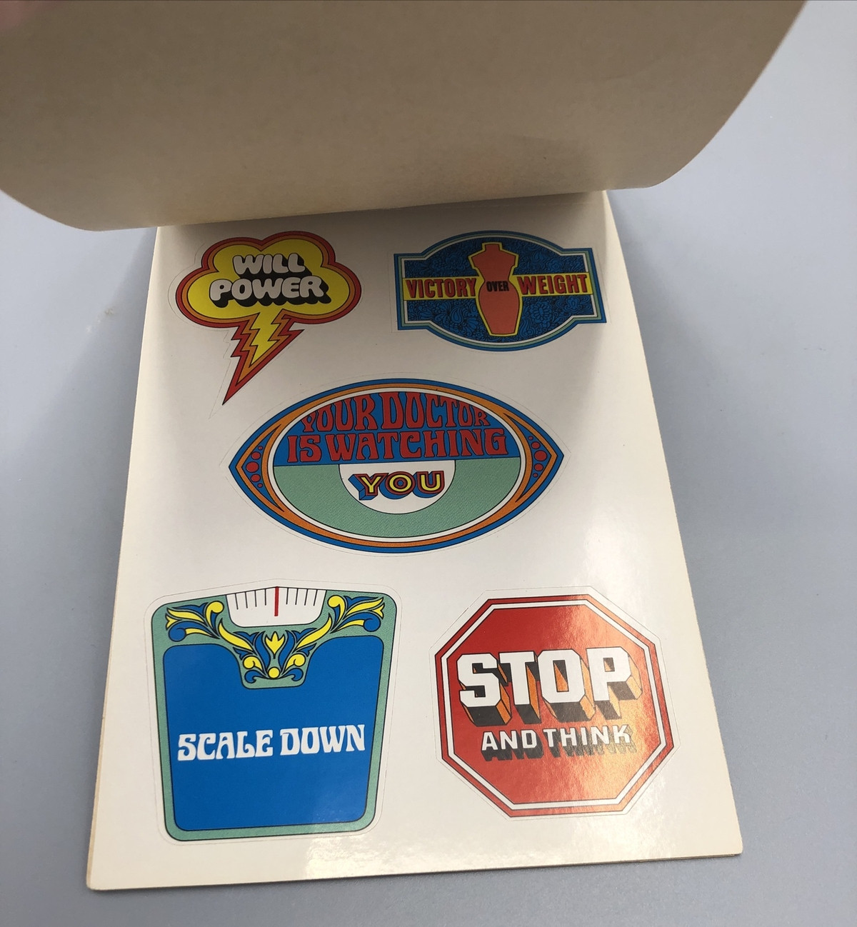 Preludin Diet Sticker Book Vintage Beatles