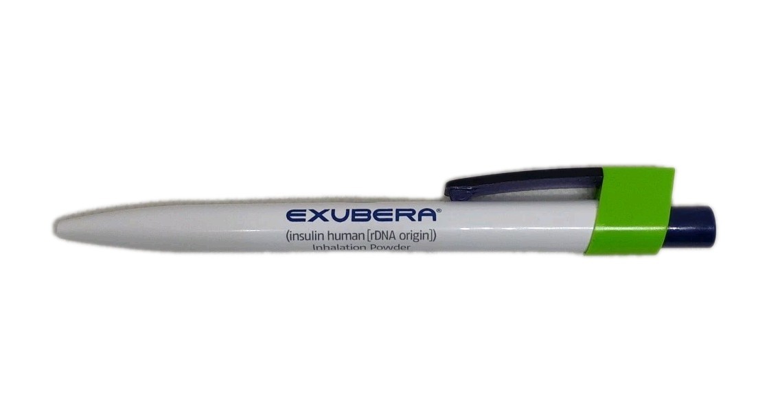 Exubera Insulin Inhalation Powder Pharmaceutical Drug Rep Click Pen Works