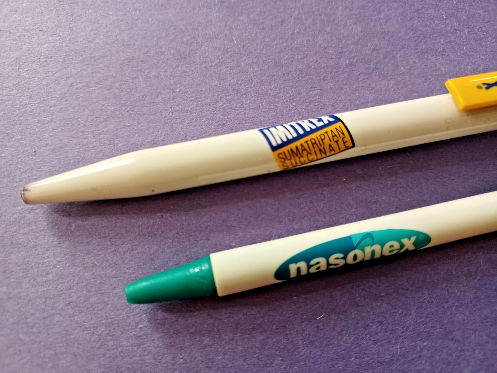 Imitrex Nasonex Pharmaceutical Drug Rep Promo Ballpoint Pens