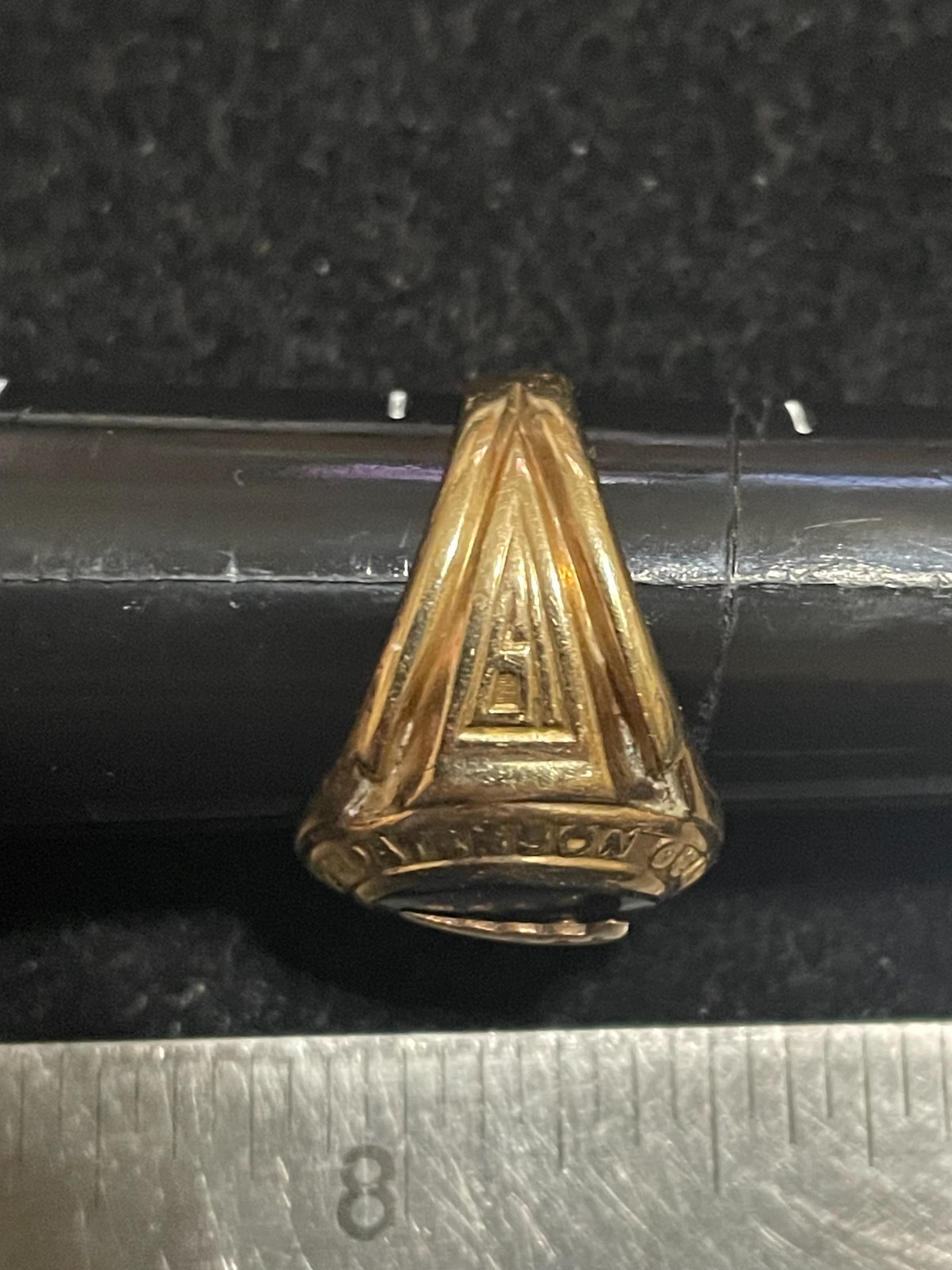 Vintage 1945 Paterson General Hospital ring 10k Gold Ring 7.6 g
