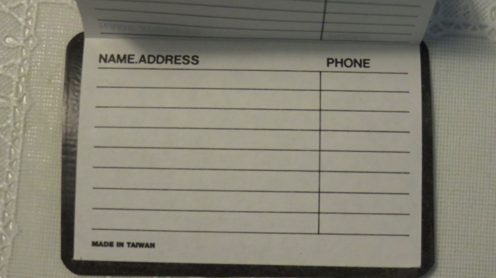 Lorcet 10/650 Address Book Pharmaceutical Drug Rep. Advertising VTG