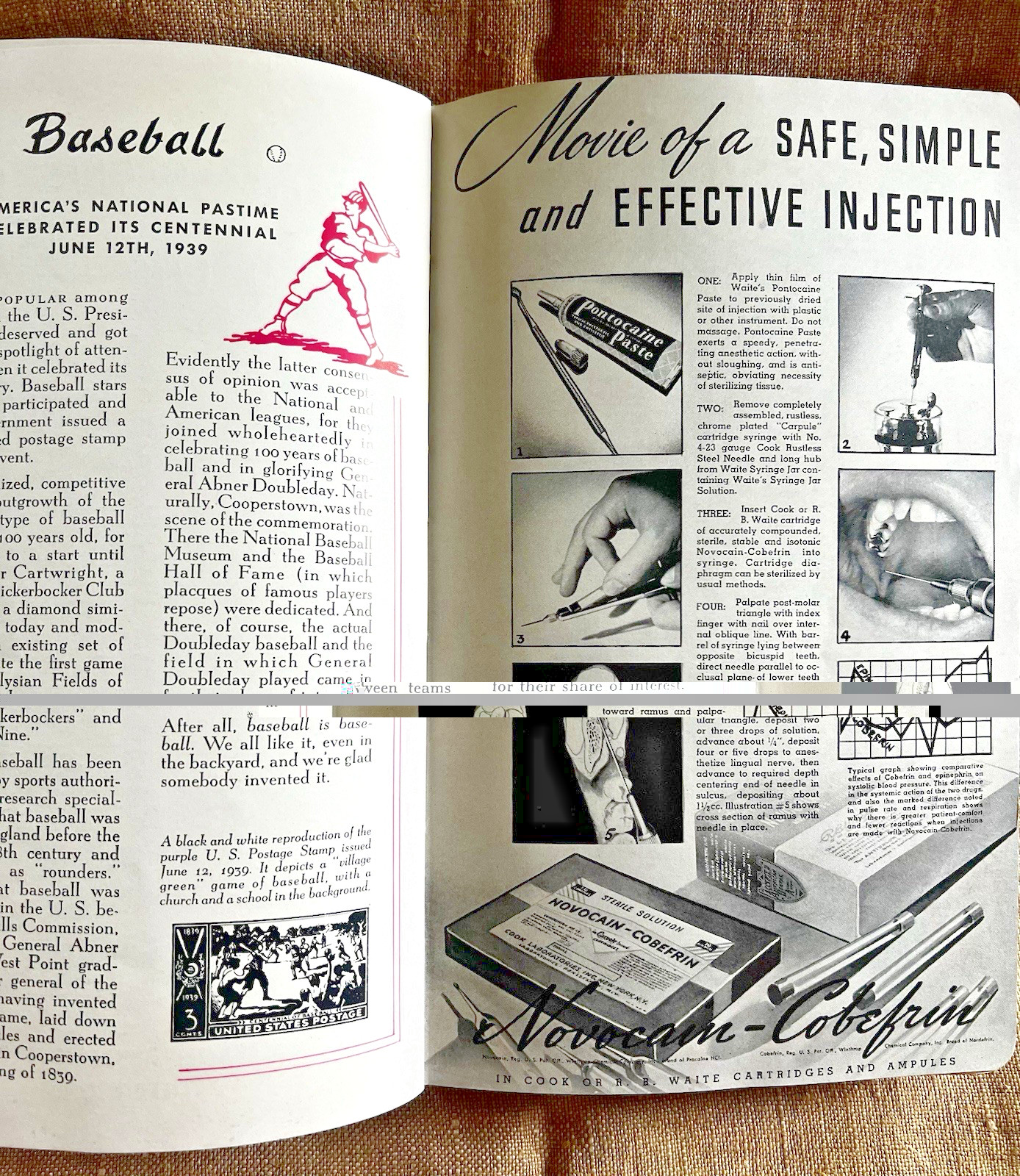 Estate Find 1940 Vtg Dentist L.D. Caulk Dental Depot Appointment Book Teeth
