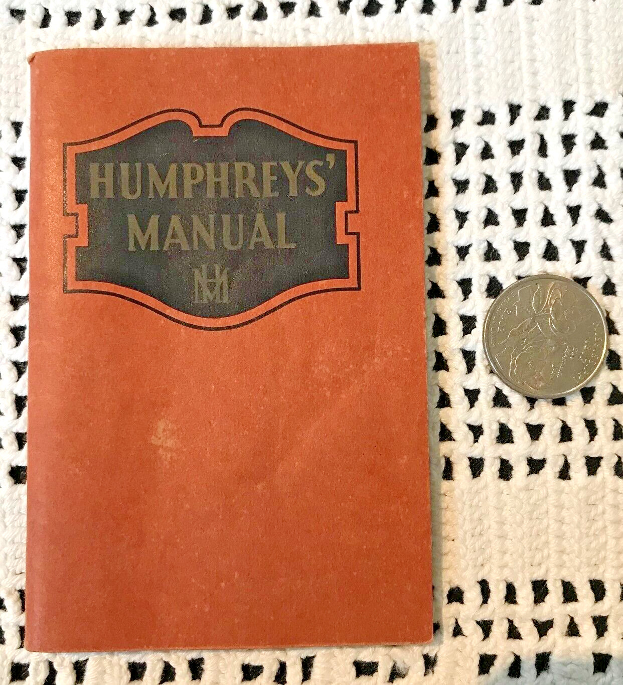 1942 Humphreys Homeopathic Medicine Book Pocket Manual 80 Pages