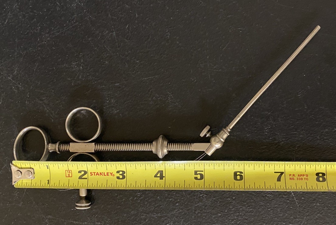 VTG A.S.ALOE CO/LAWTON VACHER ANGLED TONSIL SNARE LARYNGOLOGY MEDICAL GERMANY