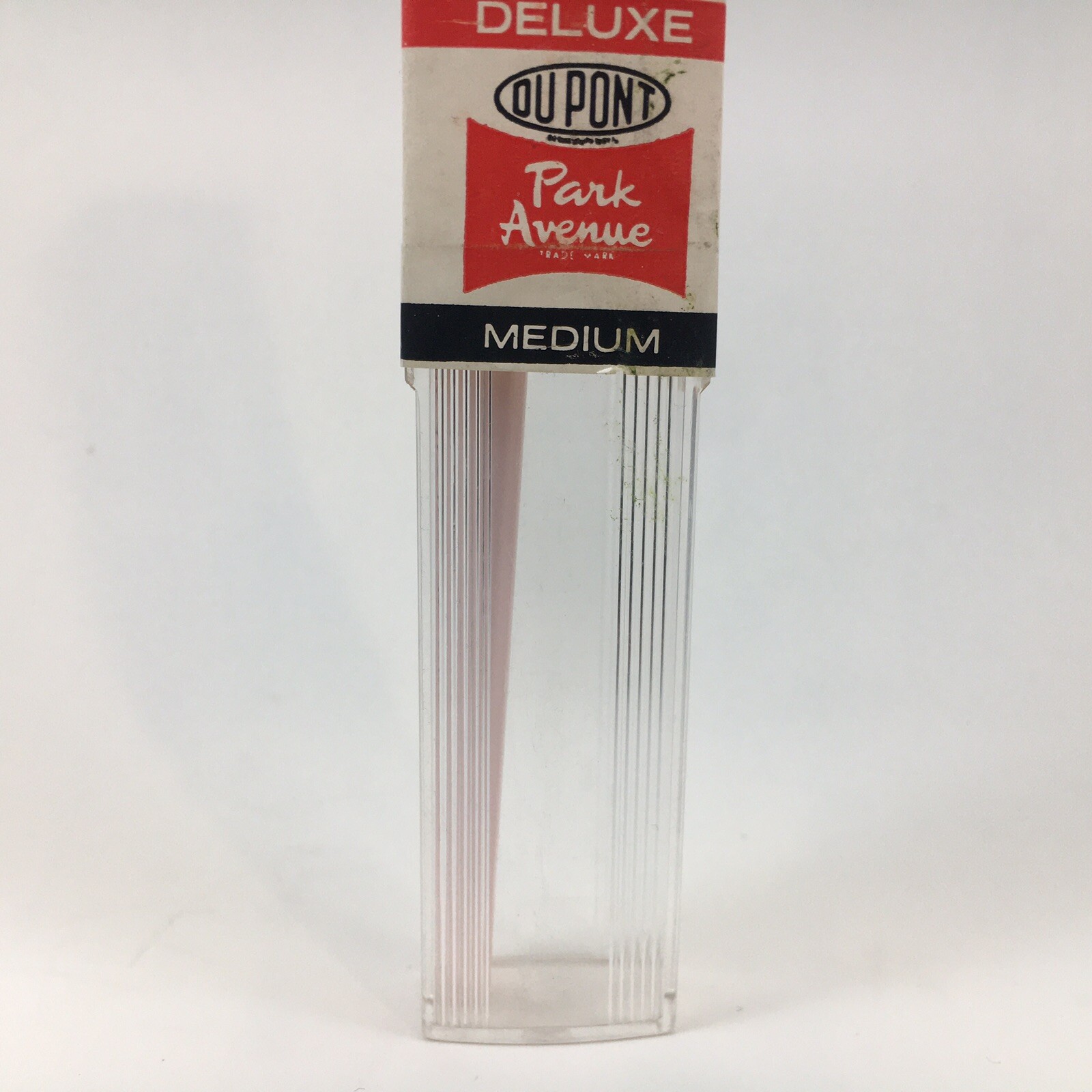 Vintage Deluxe Dupont Advertising Toothbrush Tynex Nylon Bristle Medium Pink 29¢