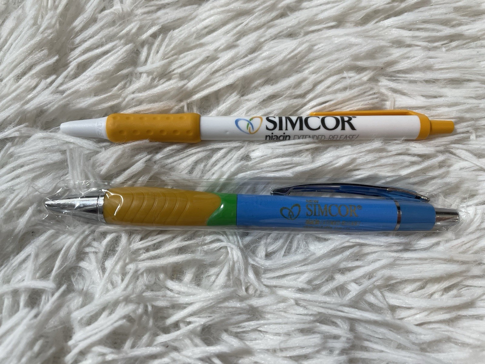 Simcor Niacin Pen Magnet Paper Clip Drug Rep Pharmaceutical Promo Bundle Pharma