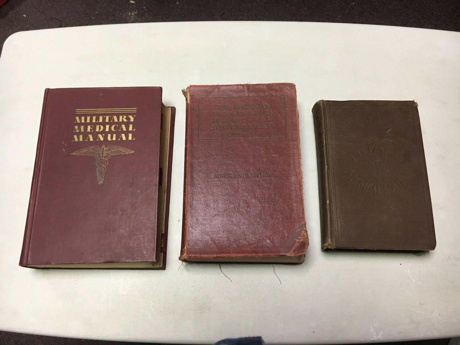 VINTAGE Medical Books (Lot of 3) 1942 1882 SEE PICS & DESCRIPTION