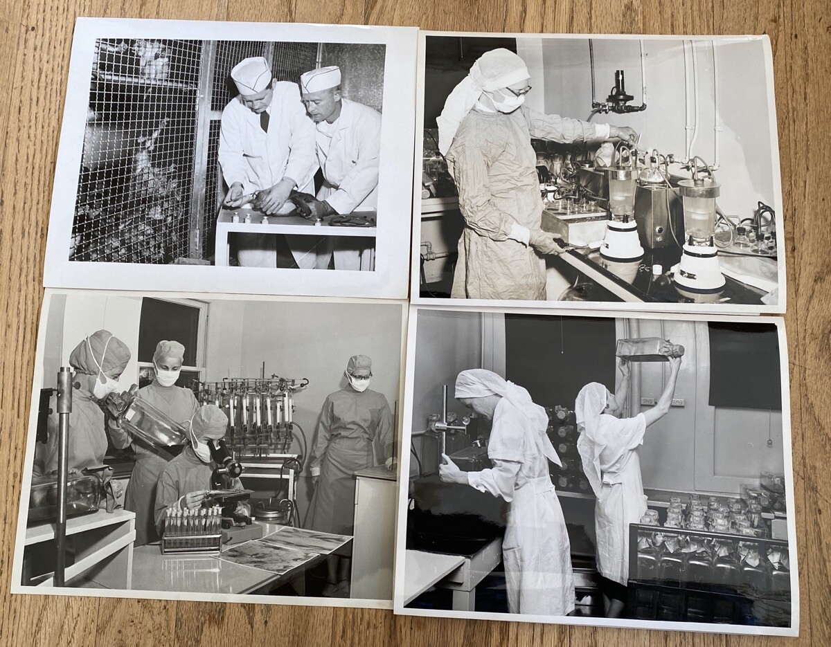 Berkeley Cutter Laboratories Historical Photographic Record Polio vaccine