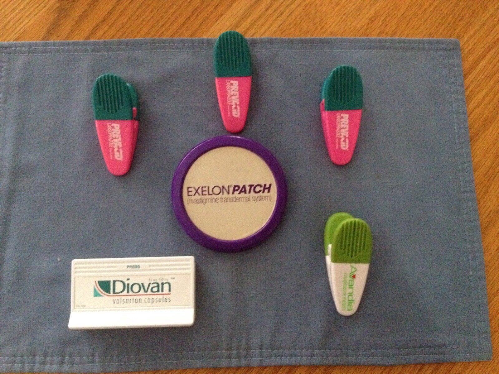 Drug rep refrigerator clip magnet