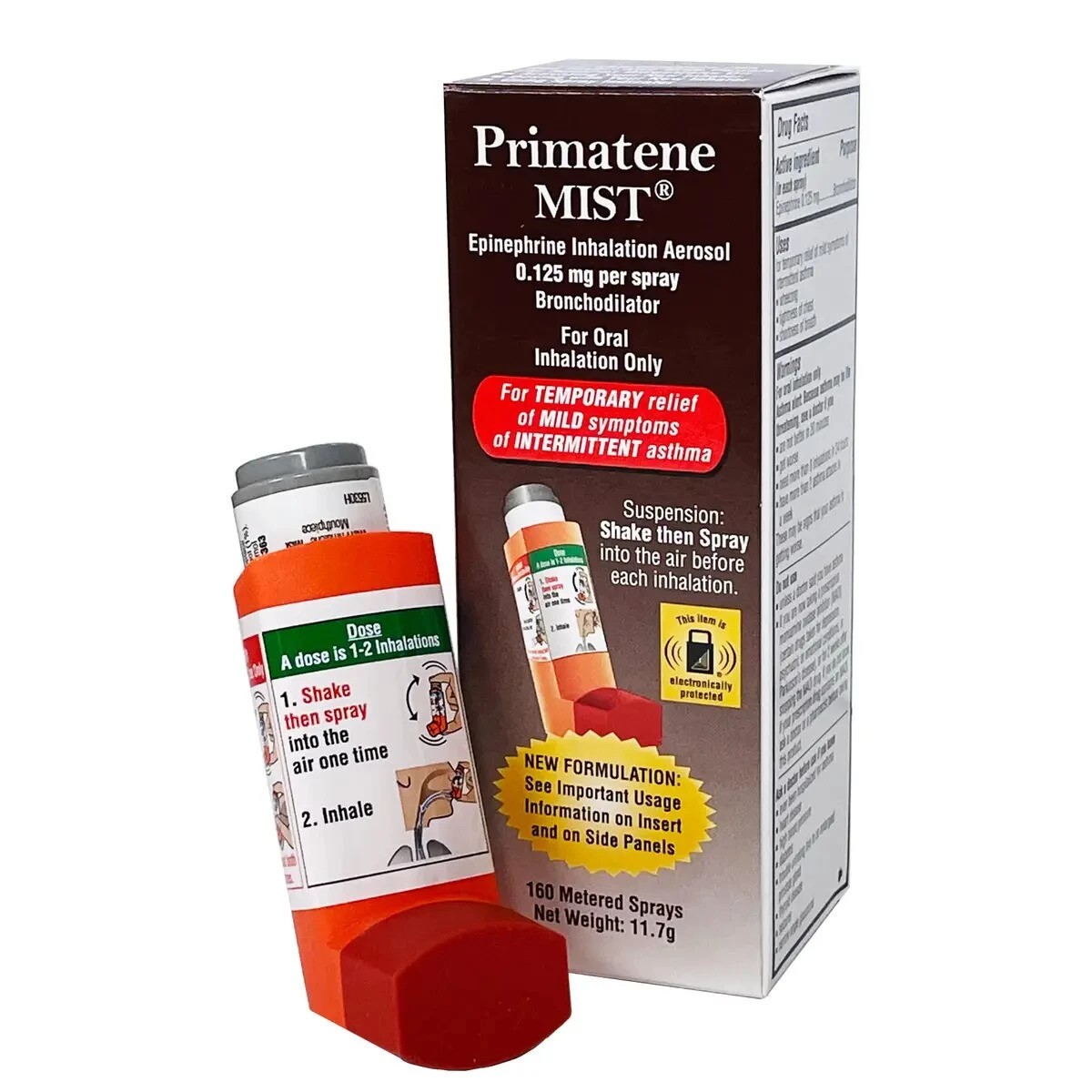 Primatene Mist Epinephrine Inhalation Aerosol 0.125 mg Per Spray