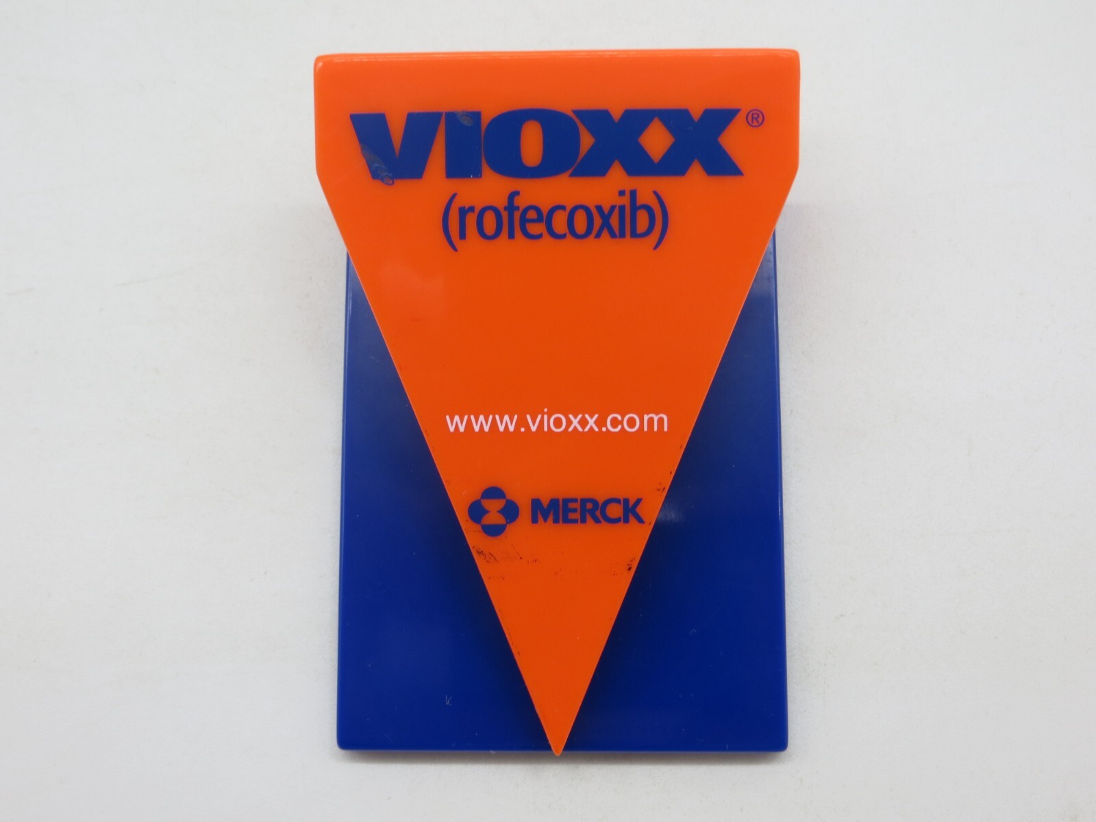 Drug Rep Promo Magnet Clip VIOXX doctors office promotional item