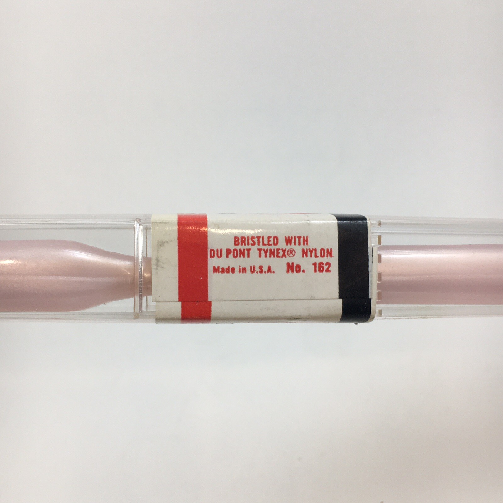 Vintage Deluxe Dupont Advertising Toothbrush Tynex Nylon Bristle Medium Pink 29¢