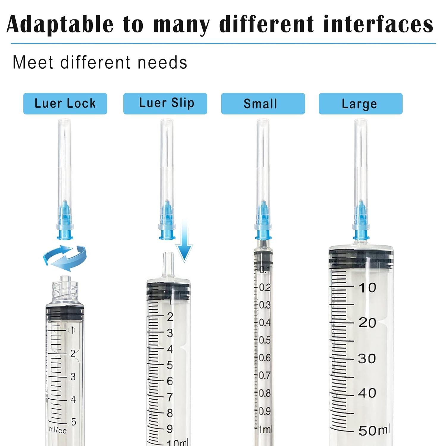 100pcs 23Ga 1.5inch Needles for Industrial Lab Accessories Ink Refilling