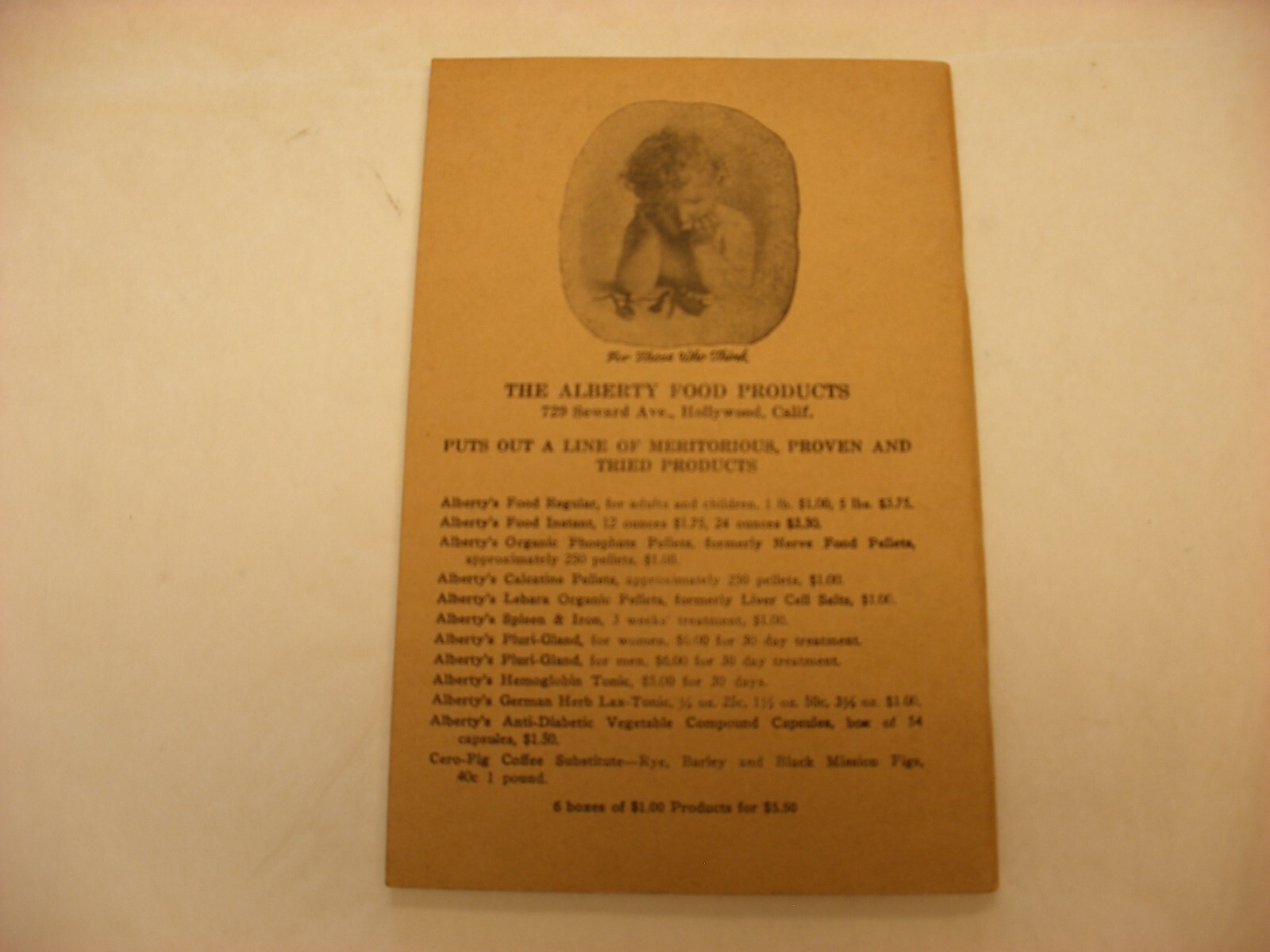 Antique Vtg Quack Medicine Pharmacy Medical Book – 1929 Calcium by Adah Alberty