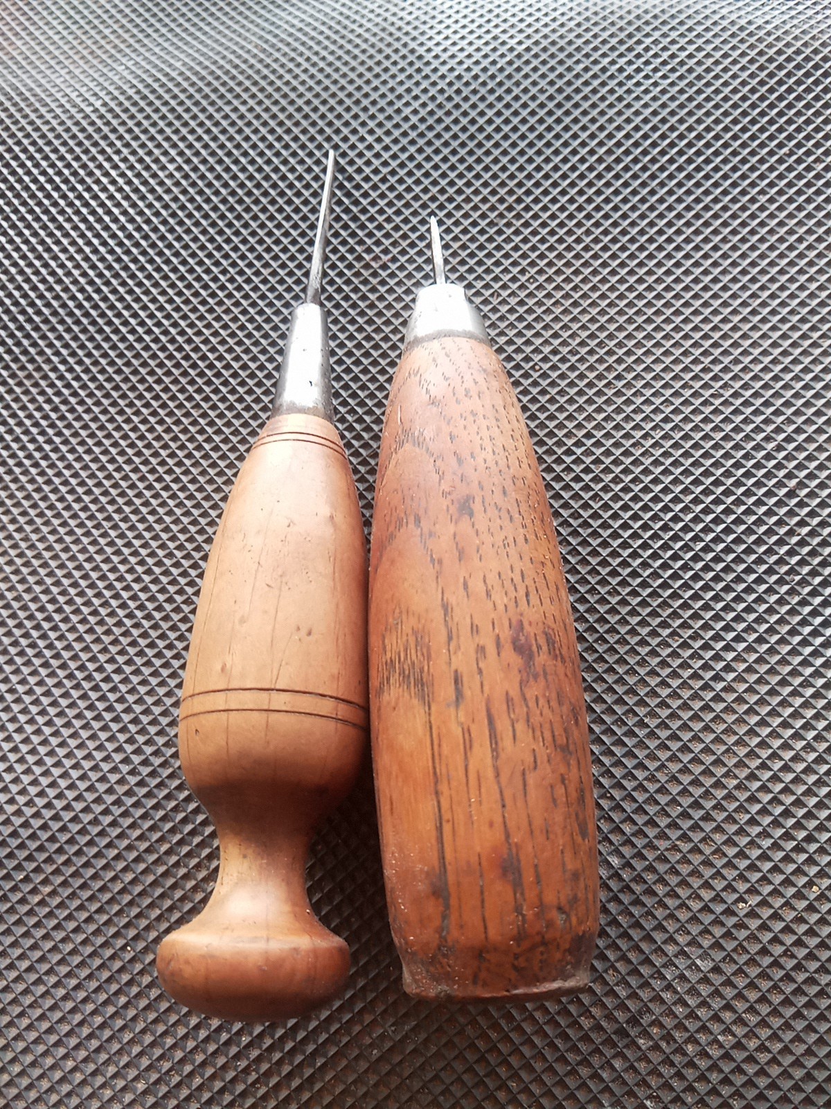 Antique Wood Handled Dental Picks (Unbranded, Maybe Equine Dental)