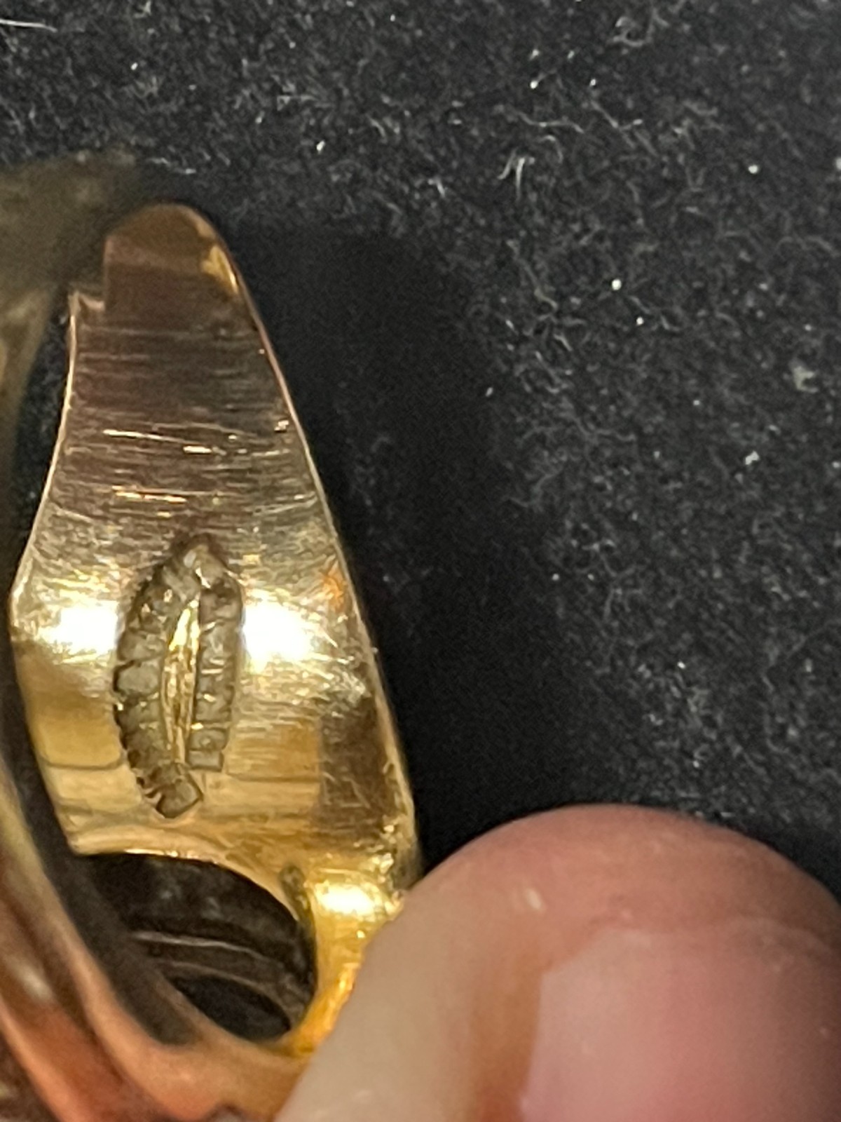 Vintage 1945 Paterson General Hospital ring 10k Gold Ring 7.6 g