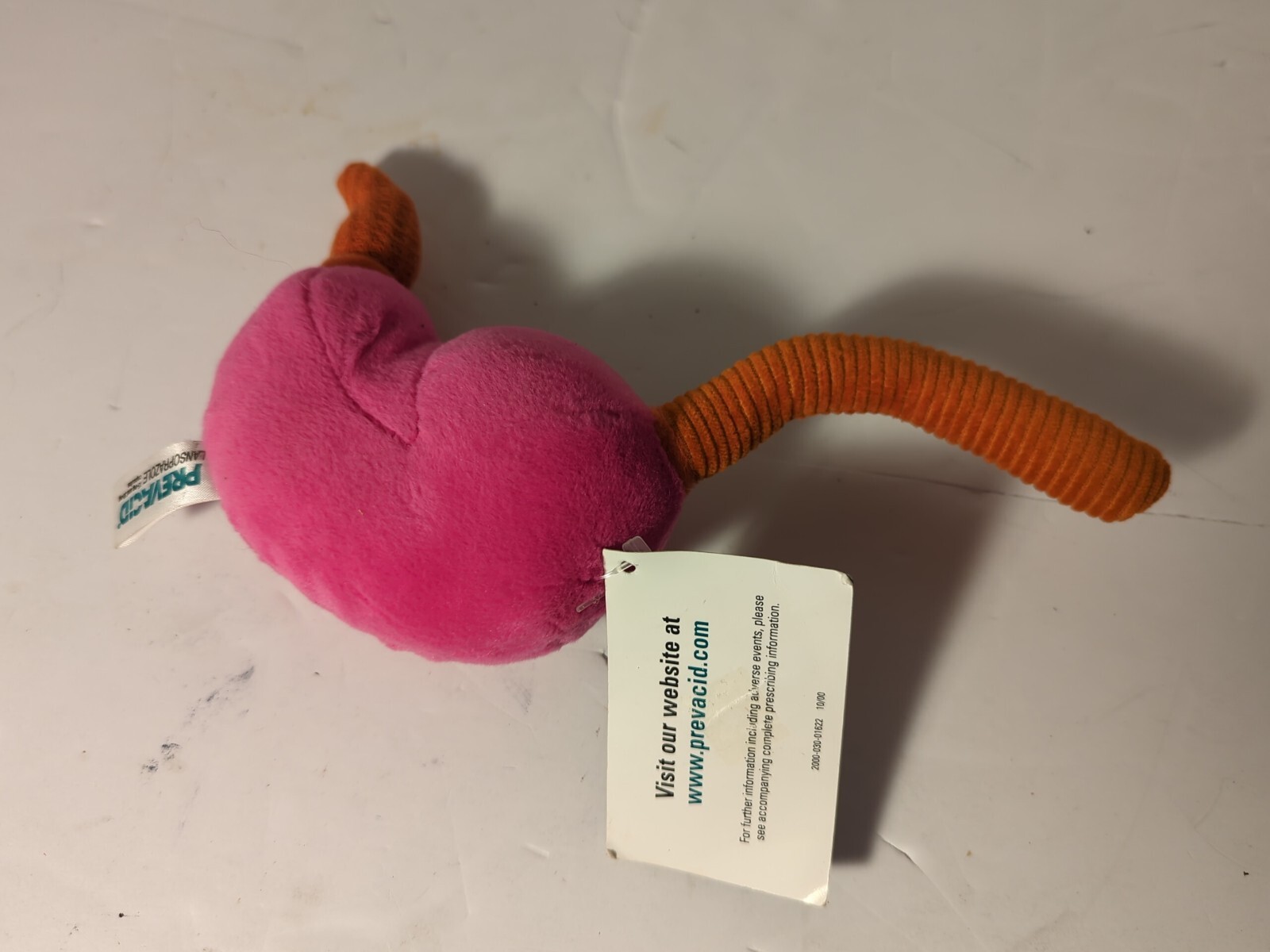 Prevacid Human Stomach Promo Advertising Plush Drug Rep Promo Stuffed Toy NWT